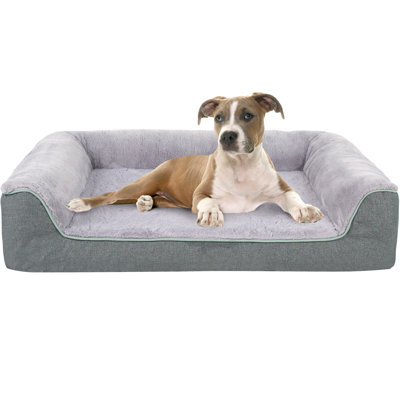 Tucker Murphy Pet Orthopedic Dog Bed Waterproof Thick Foam Dog Beds Dog Sofa With Machine Washable Cover Comfy Pet Bed Couch Small Medium Large Dog Bed Reviews Wayfair